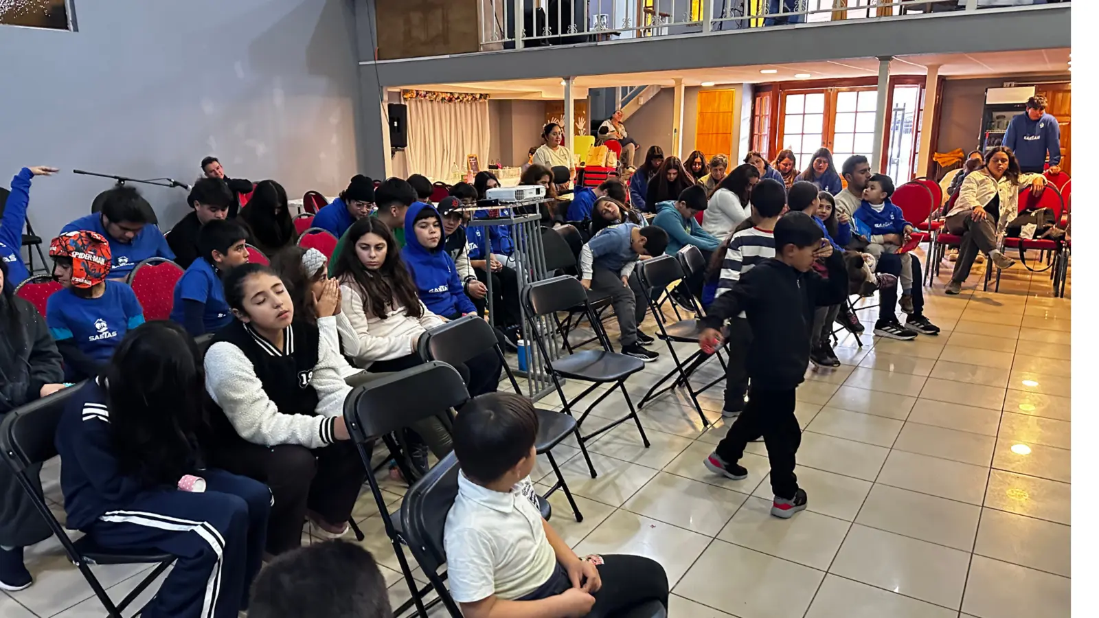 Actividad presencial en una sede de Ministerio Saetas